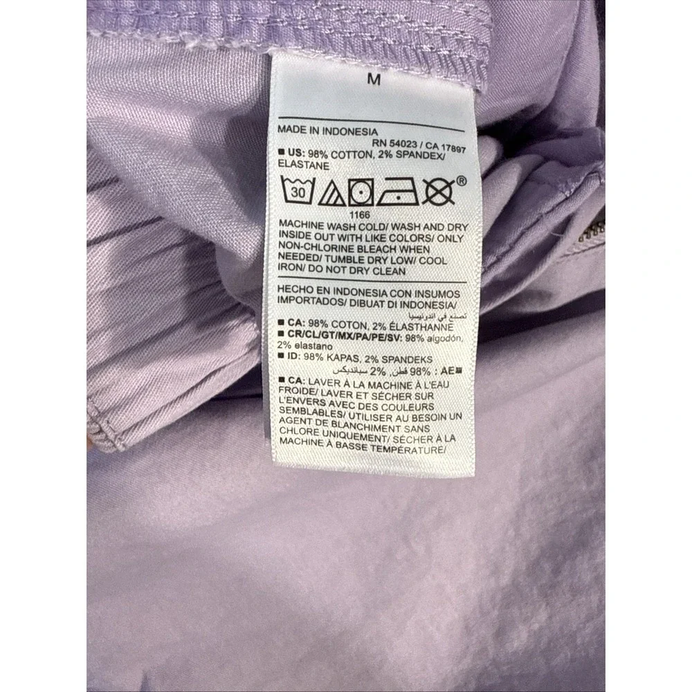 Old Navy Light Purple Shorts Cotton Stretch OG Chino 9" Inseam Women's Medium - Picture 7 of 12